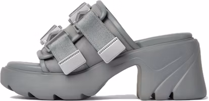 (Women) Bottega Veneta Round Toe High Heel Slide 'Grey' 690033V0DS21268 (Women) Bottega Veneta Round Toe High Heel Slide 'Grey' 690033V0DS21268