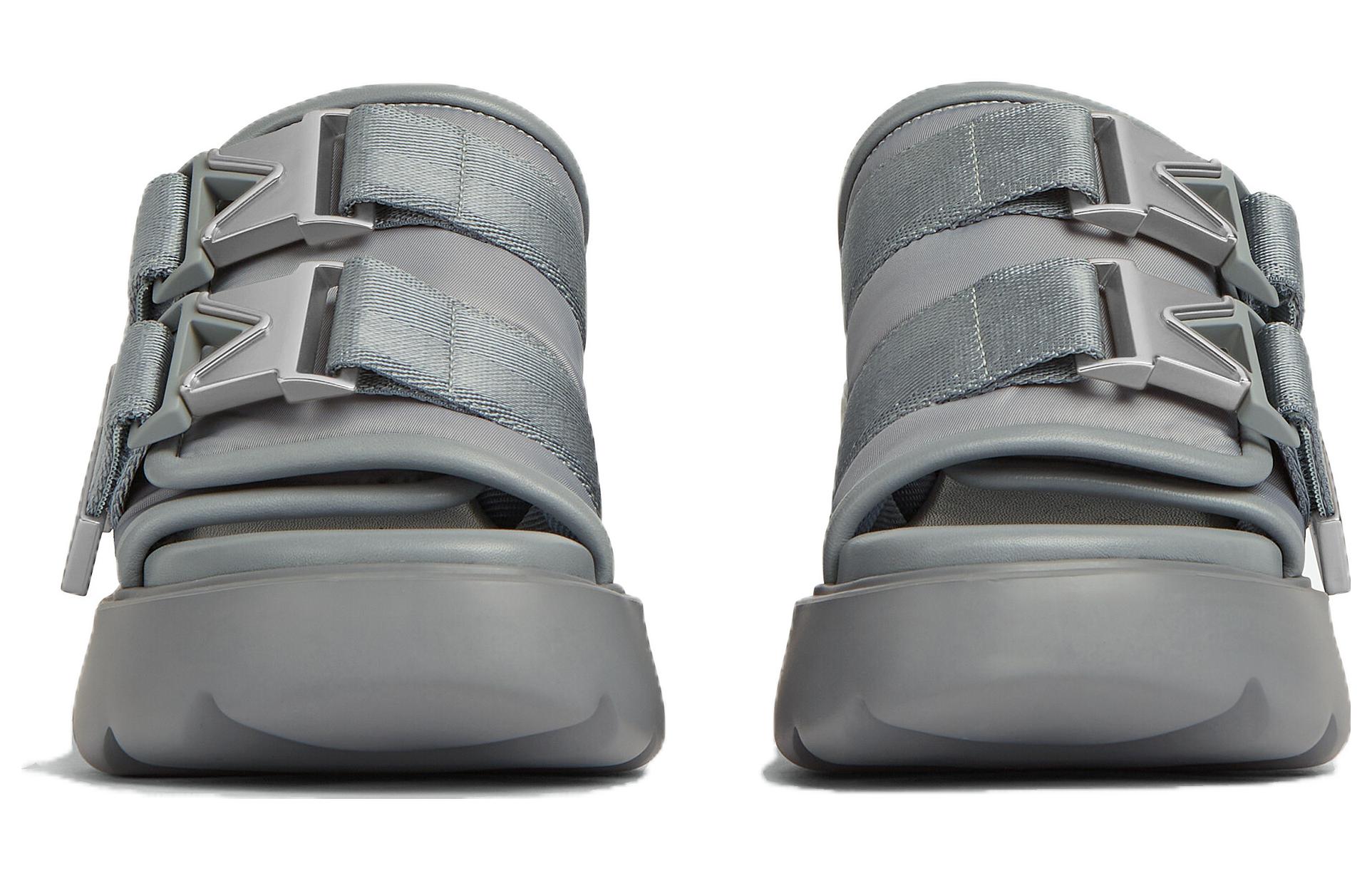 Order (W) 보테가 베네타 라운드토 하이힐 슬라이드 '그레이' 690033V0DS21268