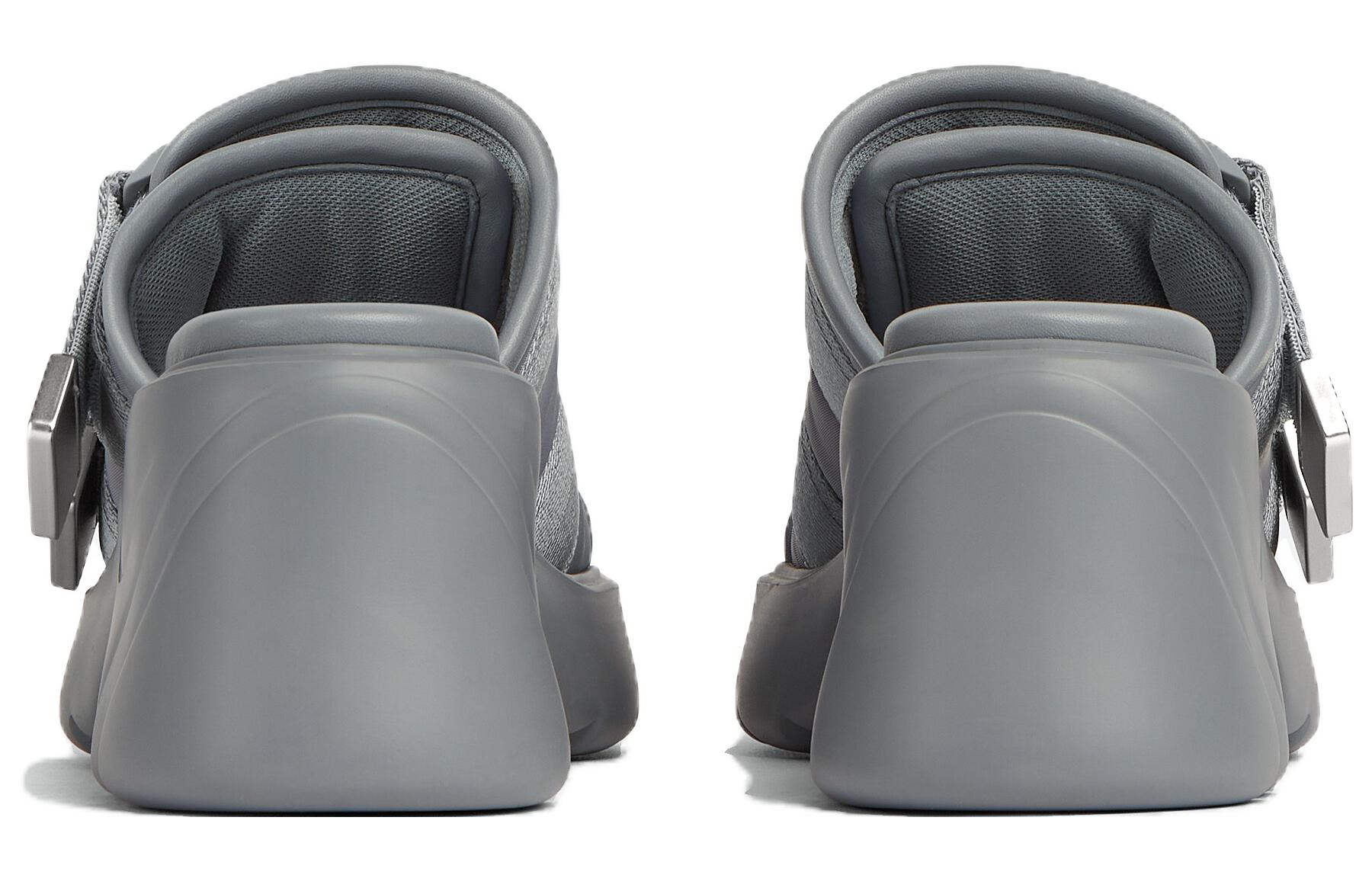 Shop (W) 보테가 베네타 라운드토 하이힐 슬라이드 '그레이' 690033V0DS21268