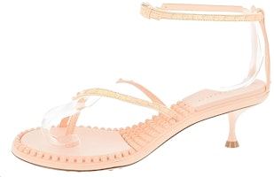 (Women) Bottega Veneta Round Toe Open Flat Sandals 'Pink' 659006V0U507618 (Women) Bottega Veneta Round Toe Open Flat Sandals 'Pink' 659006V0U507618
