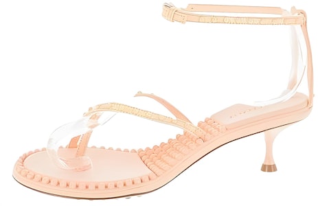 Bottega Veneta葆蝶家 皮革 圓頭露趾 一字帶涼鞋 女款 粉色 Buy Bottega Veneta葆蝶家 皮革 圓頭露趾 一字帶涼鞋 女款 粉色