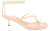 Order (Women) Bottega Veneta Round Toe Open Flat Sandals 'Pink' 659006V0U507618