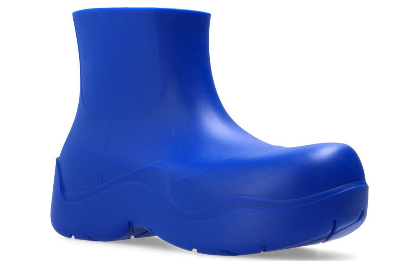 (W) Bottega Veneta Rubber Ankle Boot 'Simplified Versatile Blue' 圖 2