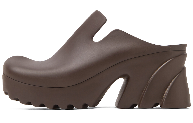(Women) Bottega Veneta Rubber Flash 'Deep Brown' 667153V11T02113