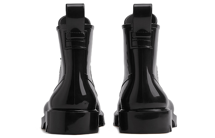 (W) Bottega Veneta Rubber Lace-Up Ankle Boot 'Black' 圖 4