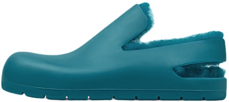 (Women) Bottega Veneta Rubber Lug Flat Sandal 'Blue' 677323V1BM04484 (Women) Bottega Veneta Rubber Lug Flat Sandal 'Blue' 677323V1BM04484
