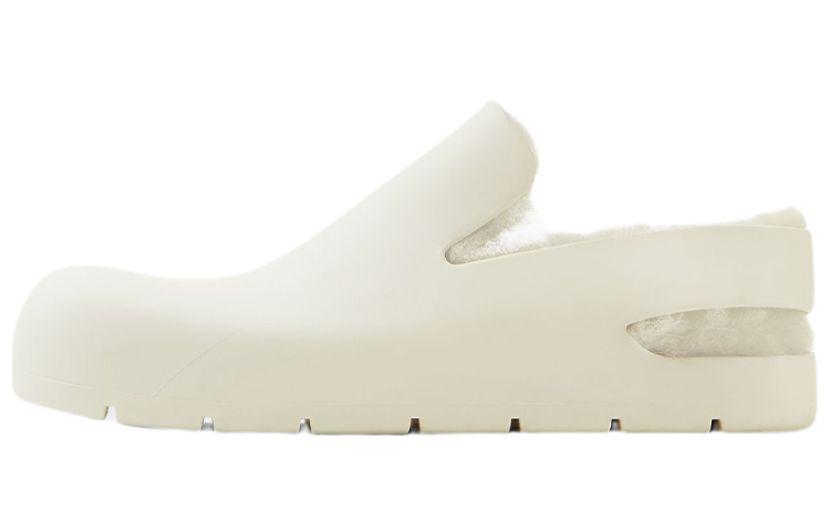 Buy (W) ボッテガヴェネタ ラバーソールミュール (ホワイト) 677323V1BM09031