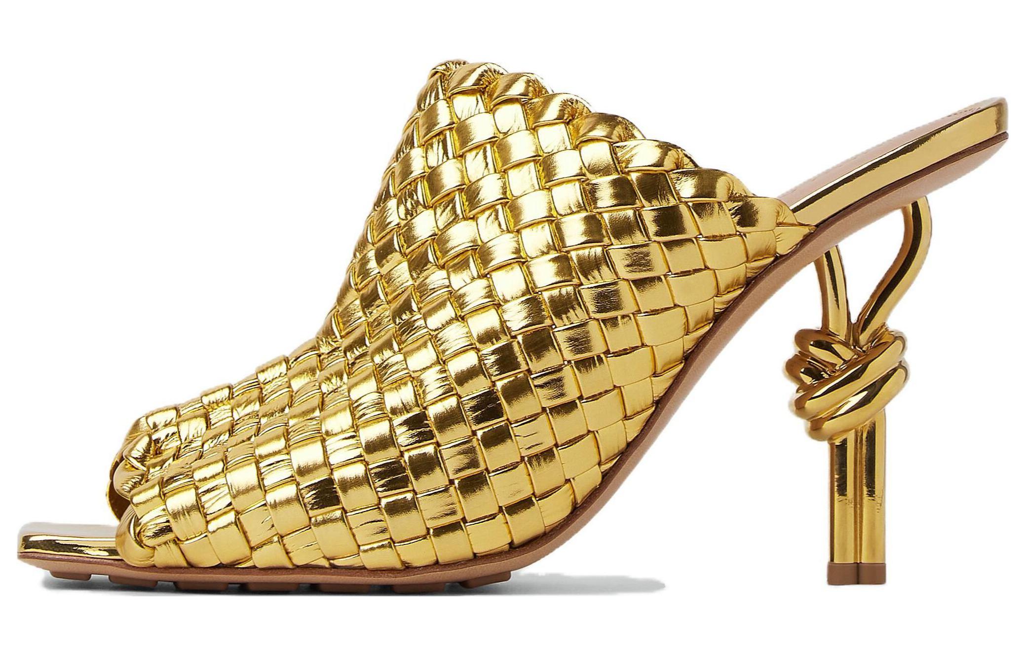 (Women) Bottega Veneta Slide 'Metallic Gold' 754143V3MJ08265