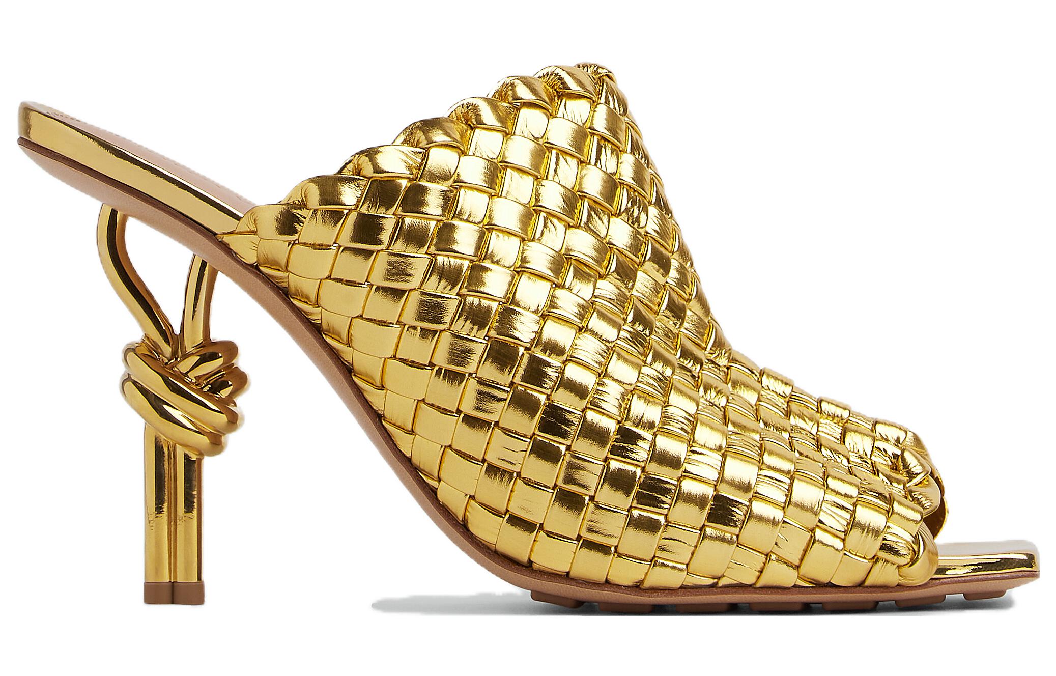 (W) Bottega Veneta Slide 'Metallic Gold' 圖 2