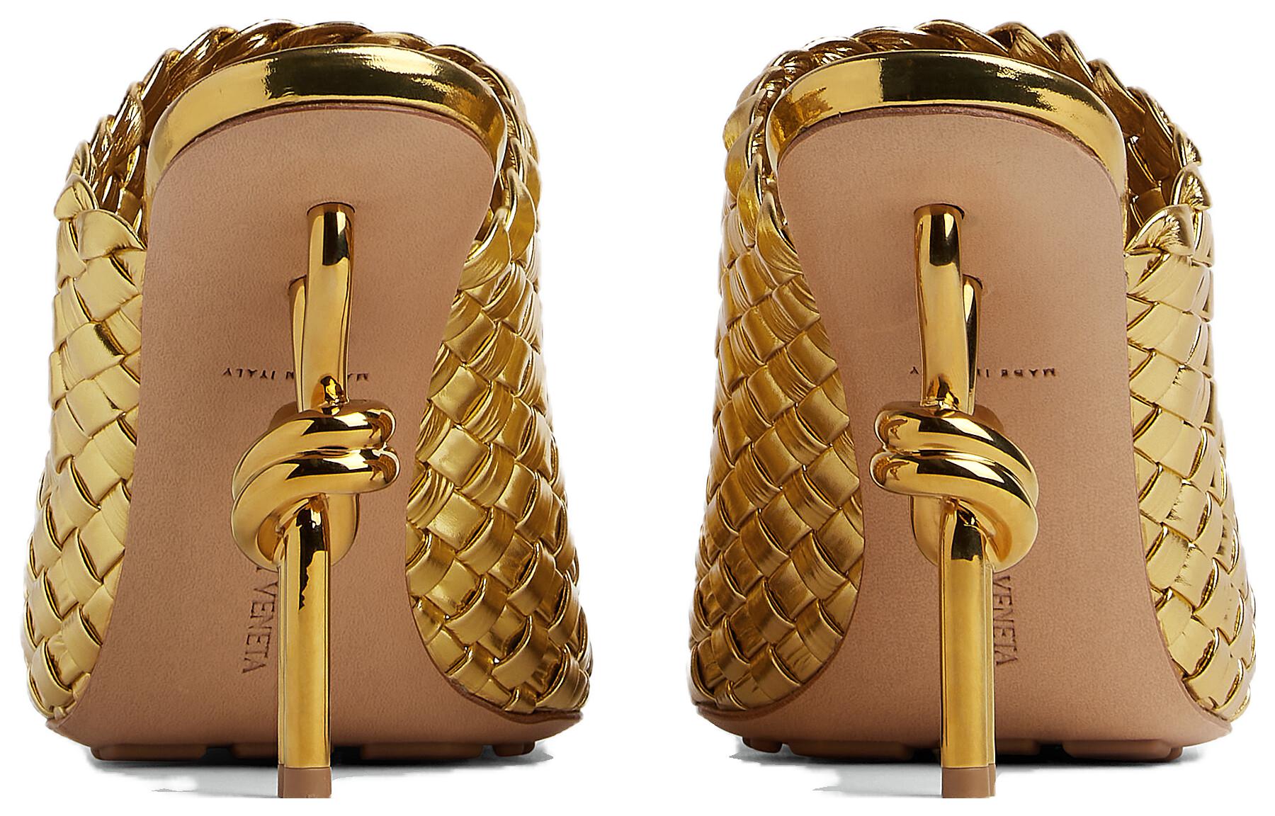 (W) Bottega Veneta Slide 'Metallic Gold' 圖 4