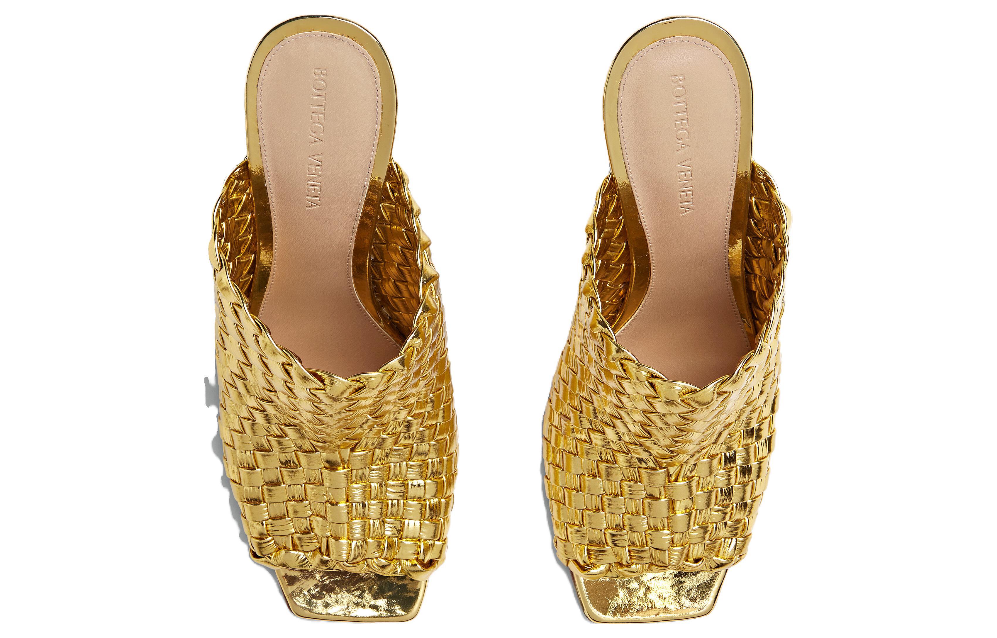 (W) Bottega Veneta Slide 'Metallic Gold' 圖 5