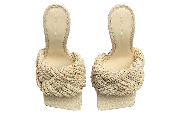 (W) Bottega Veneta Slide Sandal 'Beige Open-Toe' 圖 3