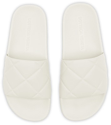 Bottega Veneta 葆蝶家 素面皮革平底拖鞋 女款 白色 Lookbook Bottega Veneta 葆蝶家 素面皮革平底拖鞋 女款 白色