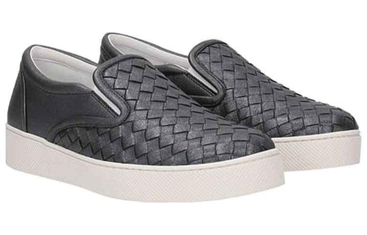 Order (Women) Bottega Veneta Slip-On Flat 'Grey' 370760VB0X12015