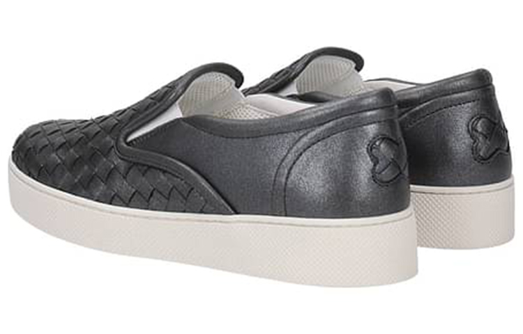 Shop (Women) Bottega Veneta Slip-On Flat 'Grey' 370760VB0X12015