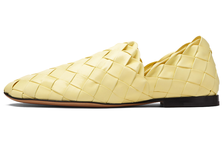 (W) Bottega Veneta Slipper 'Simplified Casual Yellow Leather'