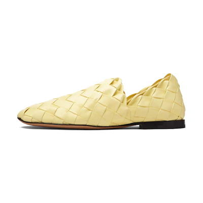 (W) Bottega Veneta Slipper 'Simplified Casual Yellow Leather'