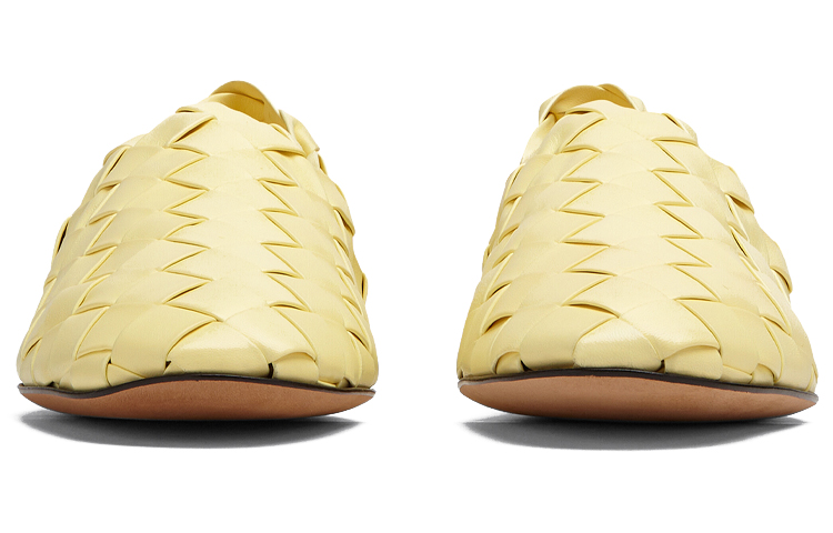 (W) Bottega Veneta Slipper 'Simplified Casual Yellow Leather' 圖 4
