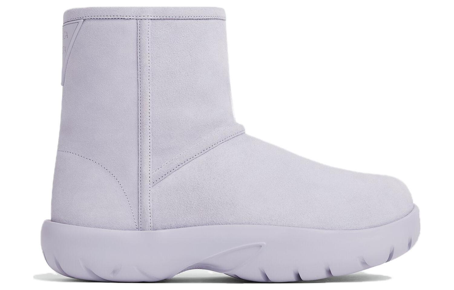 (W) Bottega Veneta Snap Leather Boots 'Oyster Purple' 圖 2
