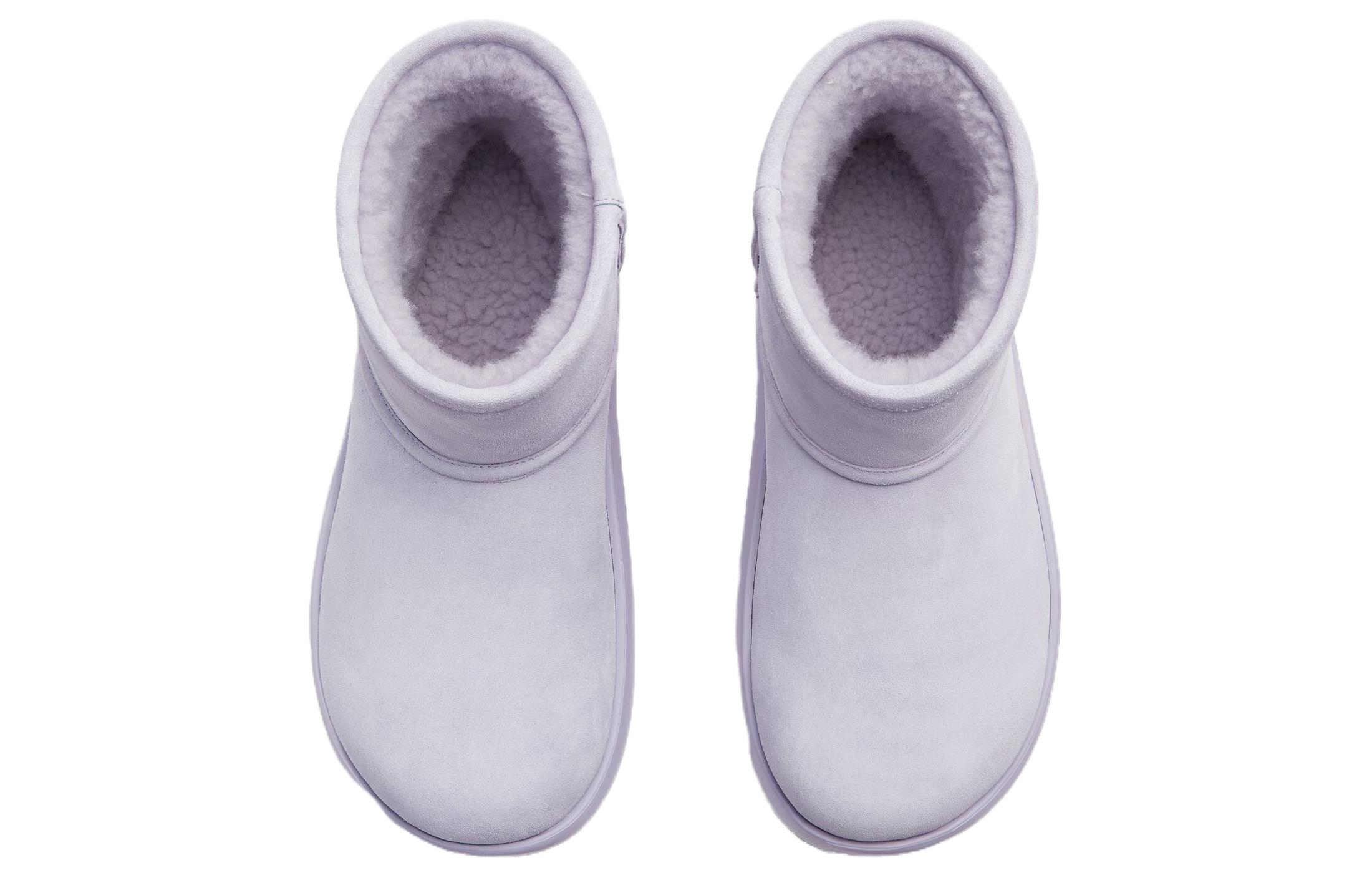 (W) Bottega Veneta Snap Leather Boots 'Oyster Purple' 圖 3