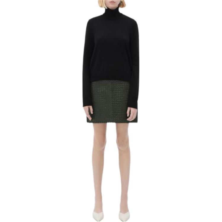 (Women) Bottega Veneta Solid High Neck Pull-over Sweater SS23 730885V2PX01000