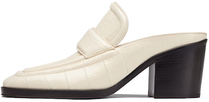 (Women) Bottega Veneta Square Toe Block Heel 'White' 651366V0G809031 (Women) Bottega Veneta Square Toe Block Heel 'White' 651366V0G809031