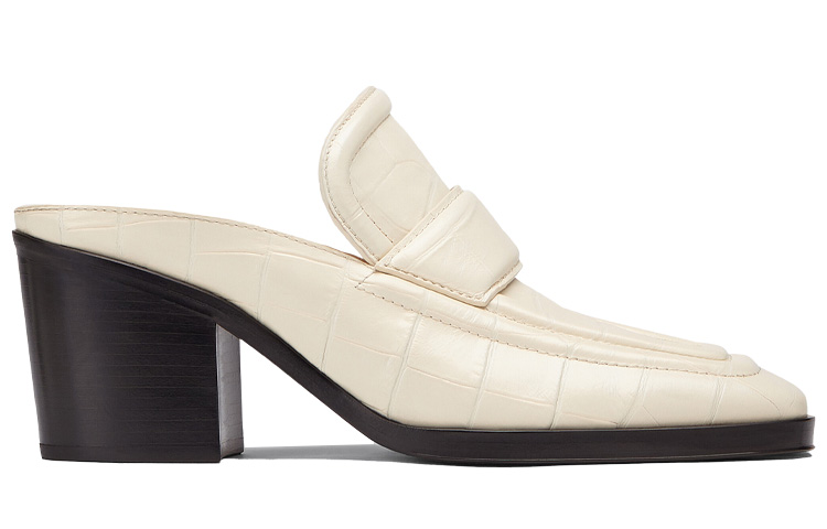 Order (Women) Bottega Veneta Square Toe Block Heel 'White' 651366V0G809031