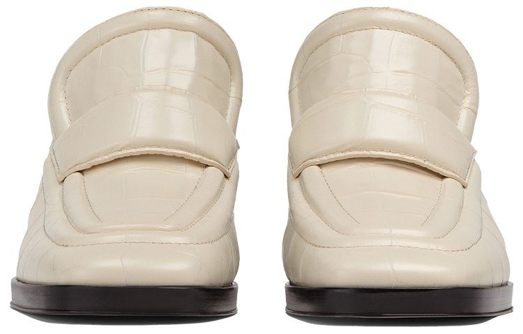 Shop (Women) Bottega Veneta Square Toe Block Heel 'White' 651366V0G809031