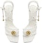 Shop (W) Sandal Tumit Tinggi Hujung Terbuka Bottega Veneta 'Putih' 763795VBSDE9013