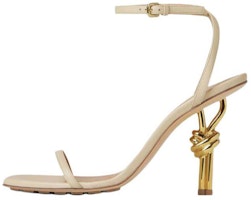 (Women) Bottega Veneta Square Toe Leather Slide Sandals 'White' 775470V3VN09031 (Women) Bottega Veneta Square Toe Leather Slide Sandals 'White' 775470V3VN09031