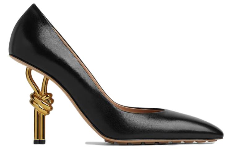 (W) Bottega Veneta Square Toe Mule Stiletto 'Black' 圖 2