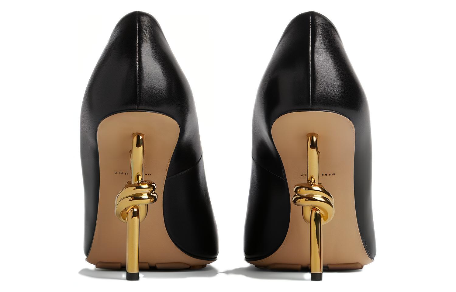 (W) Bottega Veneta Square Toe Mule Stiletto 'Black' 圖 4