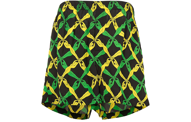 Lookbook (Women) Bottega Veneta SS21 All-Over Floral Print Casual Shorts Women. 652513V0G607244