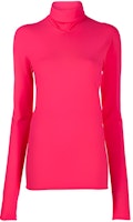 (Women) Bottega Veneta SS21 Techno Turtleneck Slim Knit Top Women’s Pink 640821VKJK05521 (Women) Bottega Veneta SS21 Techno Turtleneck Slim Knit Top Women’s Pink 640821VKJK05521