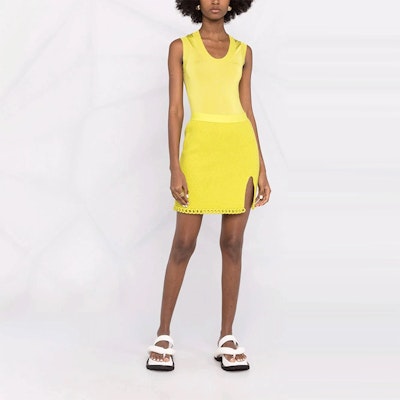 (W) 葆蝶家 SS22 黄色针织连体衣 690091V1LS07275 Lookbook (W) 葆蝶家 SS22 黄色针织连体衣 690091V1LS07275