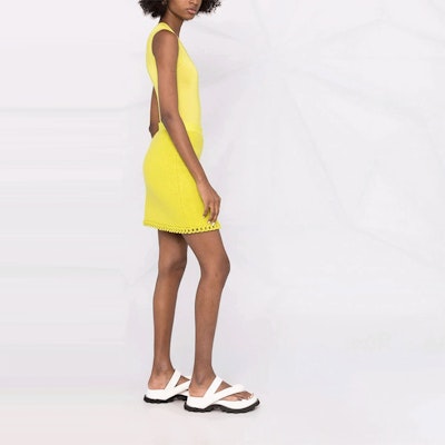 (W) 葆蝶家 SS22 黄色针织连体衣 690091V1LS07275 Purchase (W) 葆蝶家 SS22 黄色针织连体衣 690091V1LS07275