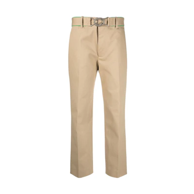 (Women) Bottega Veneta SS22 High-Waisted Relaxed Fit Pants 686055VF4T0