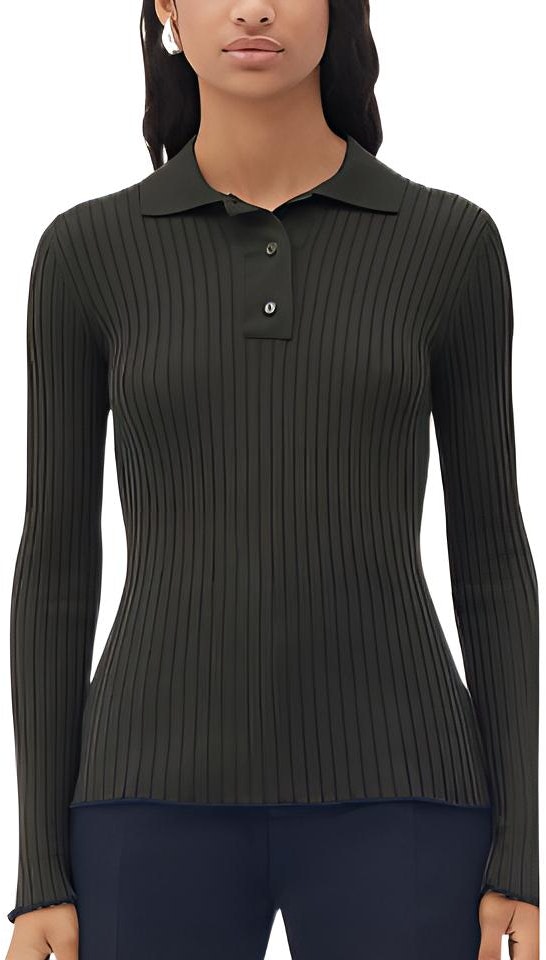 women-bottega-veneta-ss-22-slim-fit-ribbed-knit-long-sleeve-polo-green-709864-v2-dk-03261