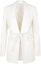 Buy (Women) Bottega Veneta SS23 White V-Neck Belted Blazer Jacket. 739598V1HK09071