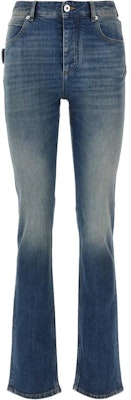 (Women) Bottega Veneta SS23 Blue Washed Slim-Fit Button Jeans 733464V2QY04715 Buy (Women) Bottega Veneta SS23 Blue Washed Slim-Fit Button Jeans 733464V2QY04715