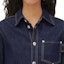 Purchase (Women) Bottega Veneta SS24 Indigo Solid Button-Up Denim Jacket Casual Wear. 754694V0W204245