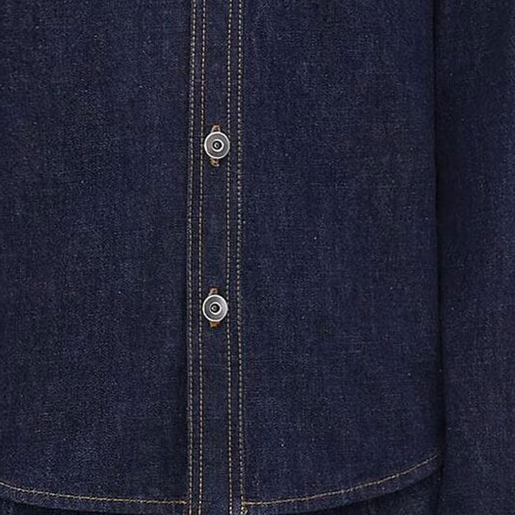 Sizing (W) Bottega Veneta SS24 靛藍丹寧襯衫外套 休閒穿搭. 754694V0W204245