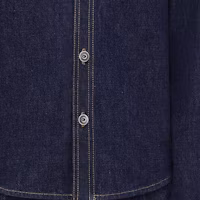 Sizing (W) Bottega Veneta SS24 靛藍丹寧襯衫外套 休閒穿搭. 754694V0W204245