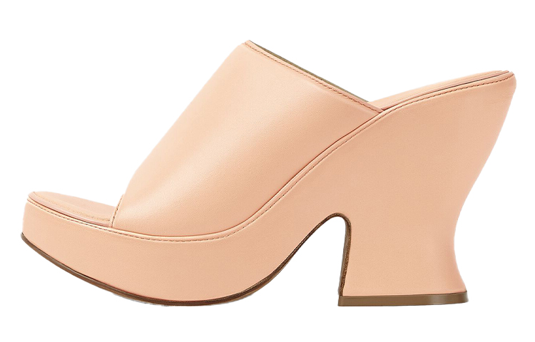 Buy (W) 보테가 베네타 핑크 스택 힐 (Bottega Veneta Pink Stack Heel) 658979VBSD07618