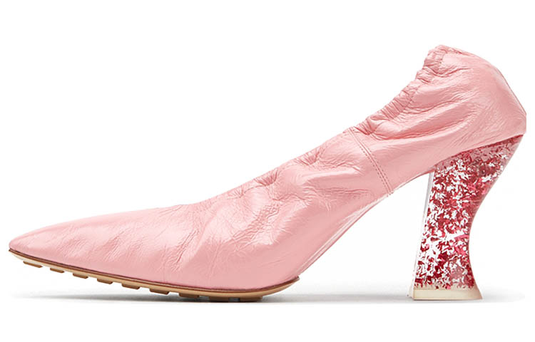 (Women) Bottega Veneta Stiletto 'Pink Lambskin' 651356VBP105657