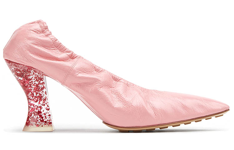 Order (Women) Bottega Veneta Stiletto 'Pink Lambskin' 651356VBP105657