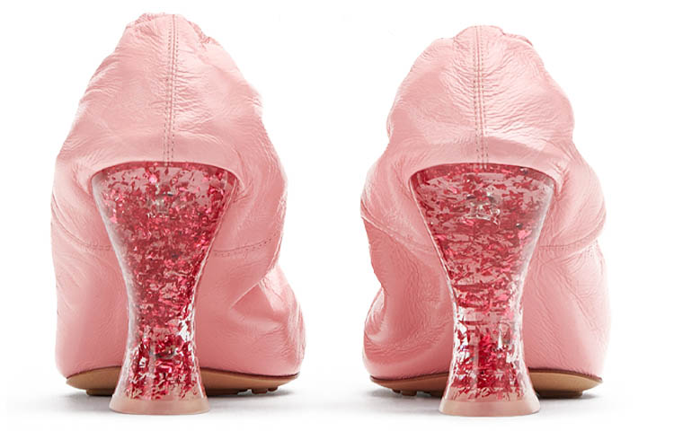 Purchase (Women) Bottega Veneta Stiletto 'Pink Lambskin' 651356VBP105657