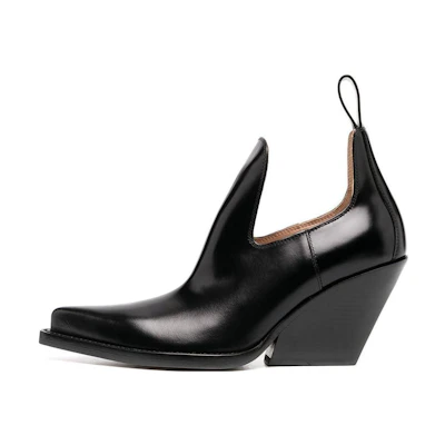 (W) Bottega Veneta Stiletto 'Simplistic Black Leather'