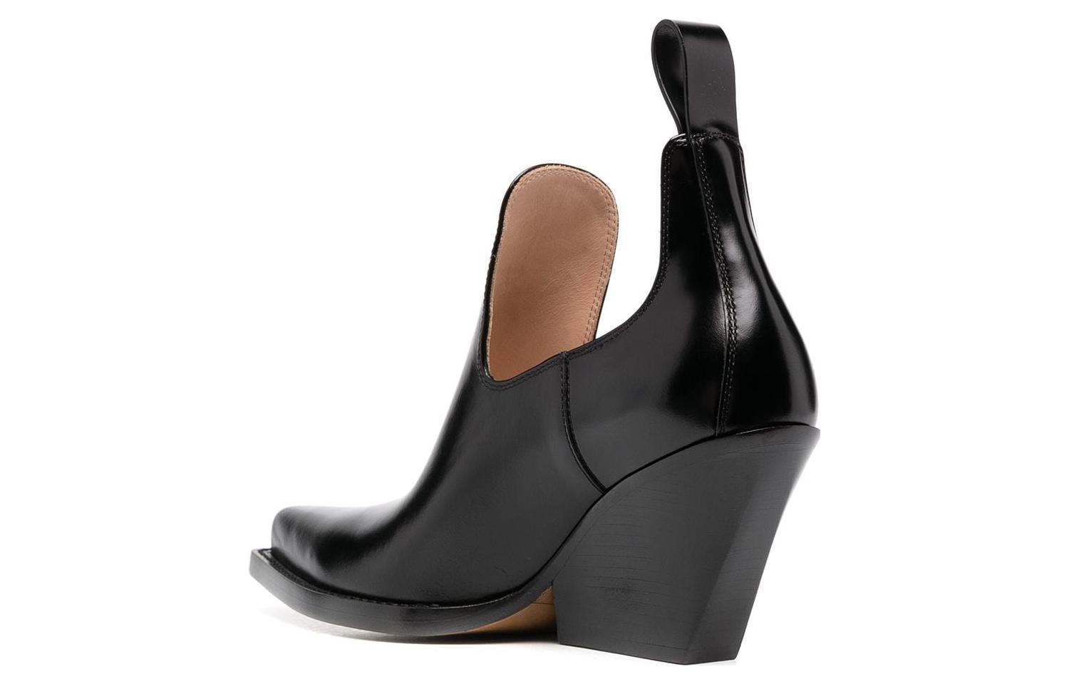 (W) Bottega Veneta Stiletto 'Simplistic Black Leather' 圖 4