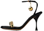 Buy (W) Sandales à Boucles Bottega Veneta Stiletto ''Noir Mode'' 667178VBSF01000